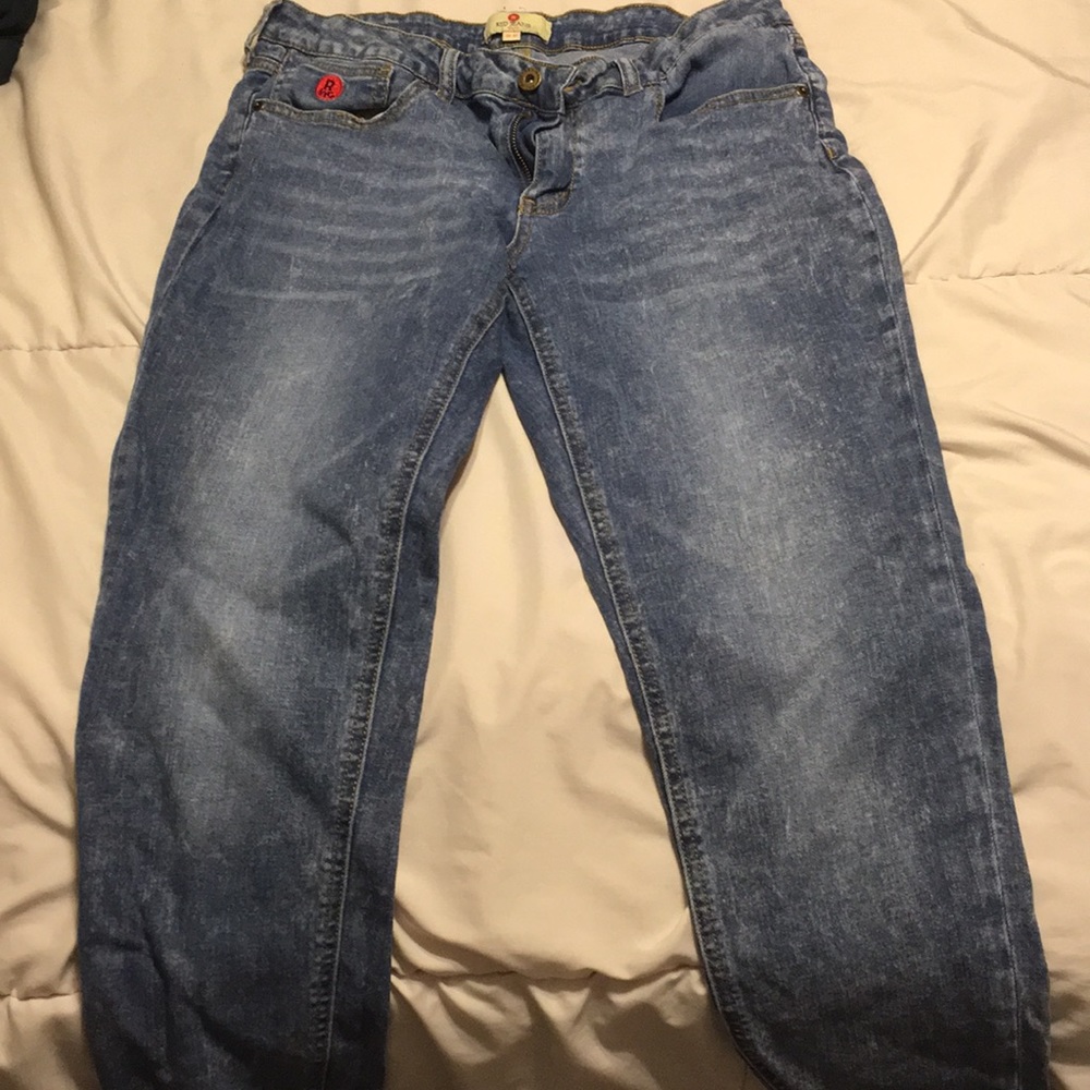 Washout boyfriend jeans